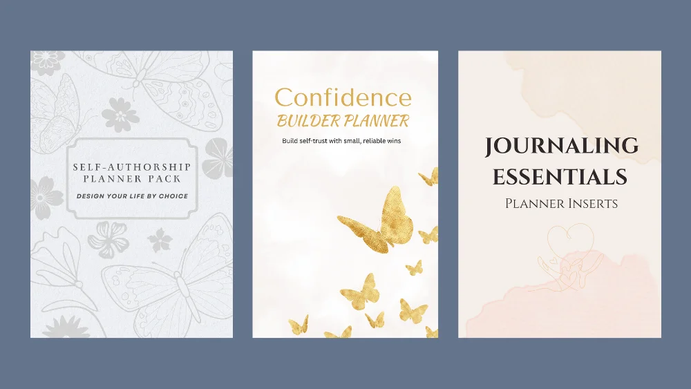 New for September: Printable Planners to Support Your Personal Growth Journey