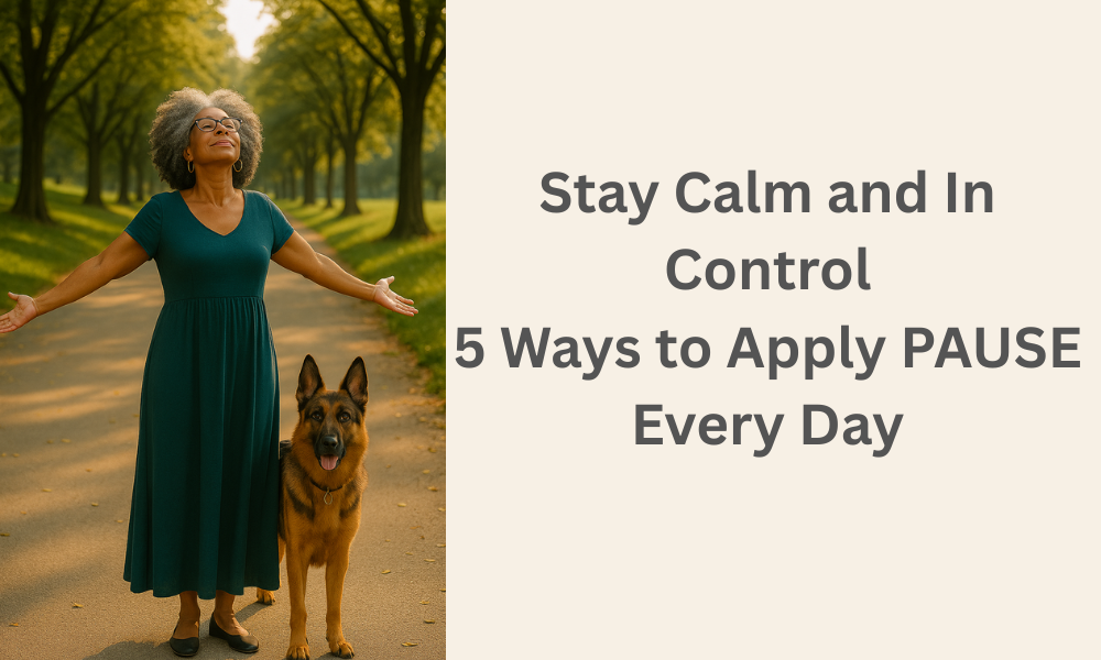 Stay Calm and In Control: 5 Ways to Apply PAUSE Every Day