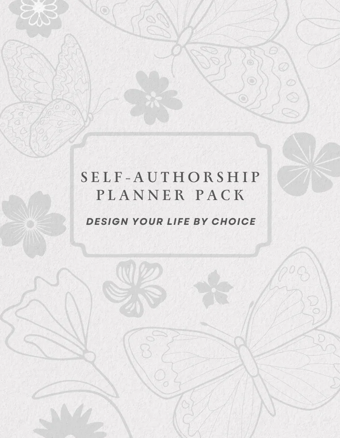 Cover design of Self-Authorship Printable Planner Pack