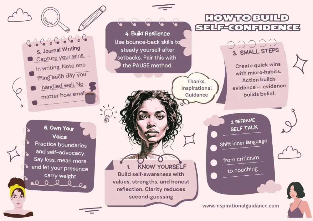 5 core moves to help you build real self‑confidence