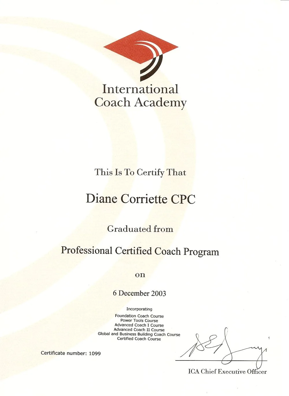 Life Coaching Certificate