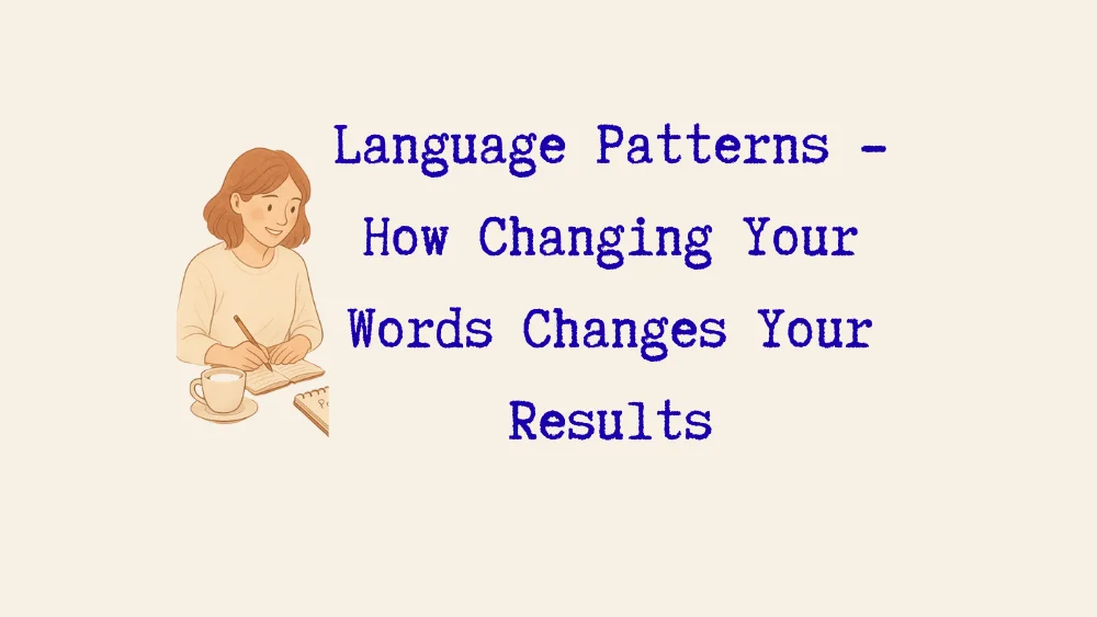 Language Patterns - How Changing Your Words Changes Your Results