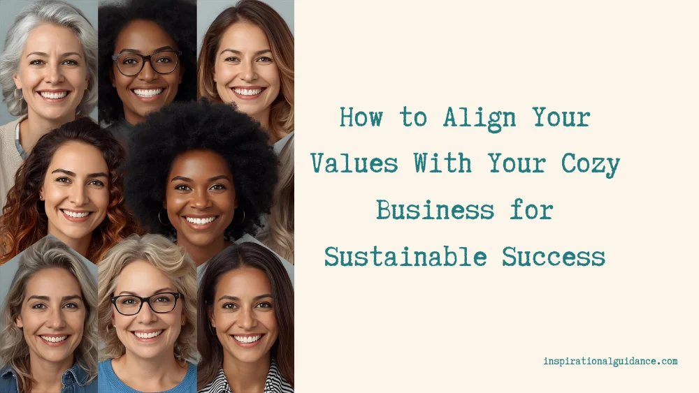 How to Align Your Values With Your Cozy Business for Sustainable Success