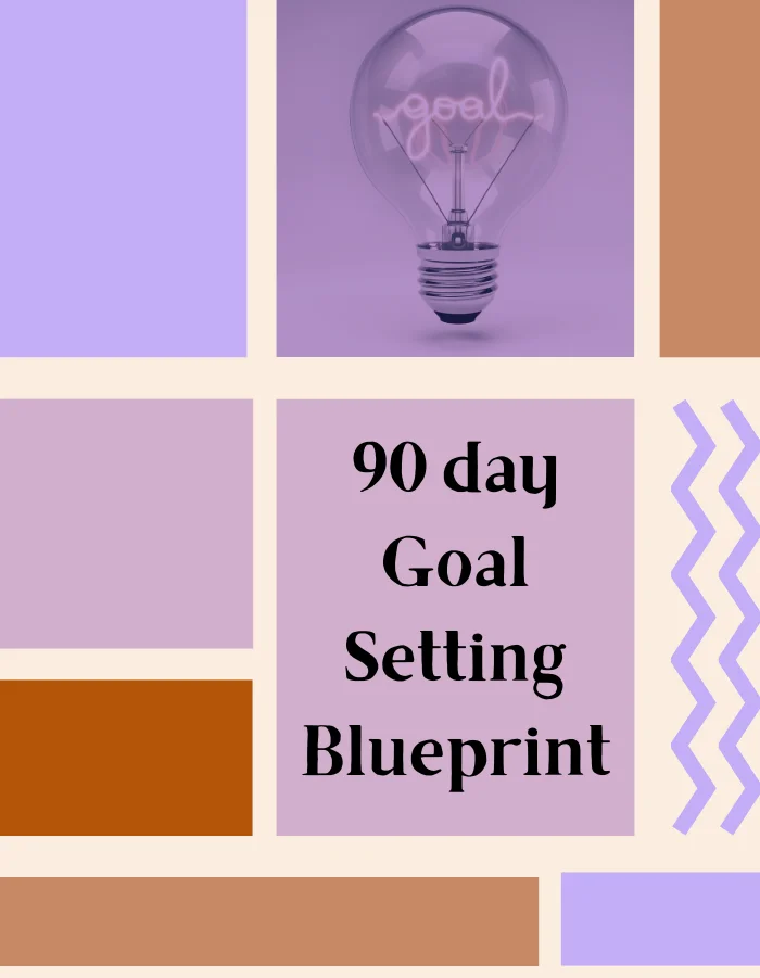 Cover design of The 90-Day Goal Setting Blueprint