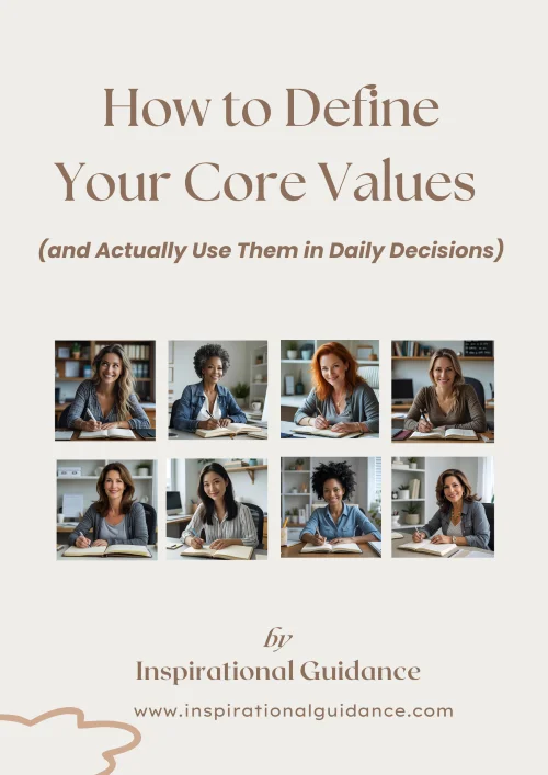 The free Core Values Compass, sort 30 values into your top three